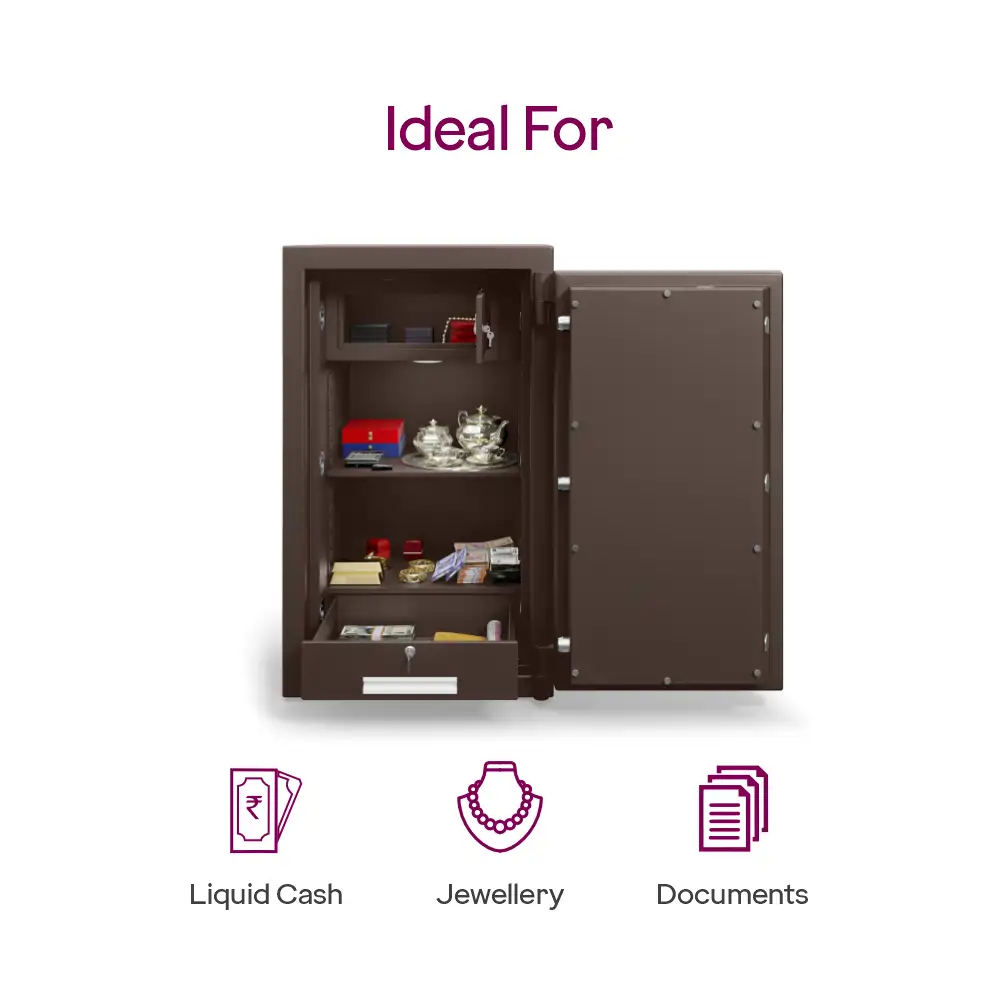 Godrej Matrix 3016 V7 (112L) KL Coffee Brown Home Locker 